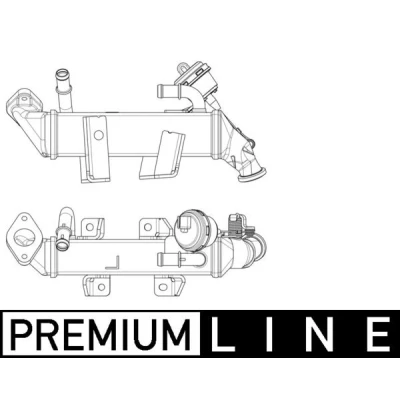 Imagen de MAHLE ORIGINAL CE 19 000P Enfriador EGR con válvula RENAULT: MASTER 3, TRAFIC 2 Bus, Kasten, NISSAN: Primastar Furgón