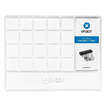 Imagen de iFixit Anti Static Project Tray, caja organizadora antiestatica para clasificar tornillos y herramientas durante la reparación electrónica