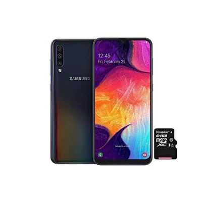 Imagen de Samsung A505FN/DS Galaxy A50, Dual, 128GB 4GB RAM, Black + MicroSD 64GB