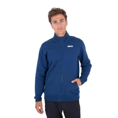Imagen de Hurley Forro Polar con Cremallera Fastlane Suéter sin Botones, Azul, M para Hombre