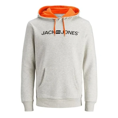 Imagen de JACK &amp; JONES Sudadera con capucha para hombre logotipo, L