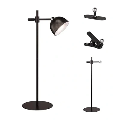 Imagen de Reality Leuchten Lámpara de mesa LED recargable Maxima, negra, altura 41 cm, plástico