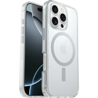 Imagen de OtterBox Symmetry+ PC Back Cover Transparente Magnético Apple iPhone 16 Pro