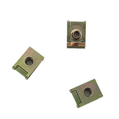 Imagen de 30 piezas M6 6mm ​Abrazadera Tornillo Tuercas Kits U Clips Zincficación Fijaciones Panel