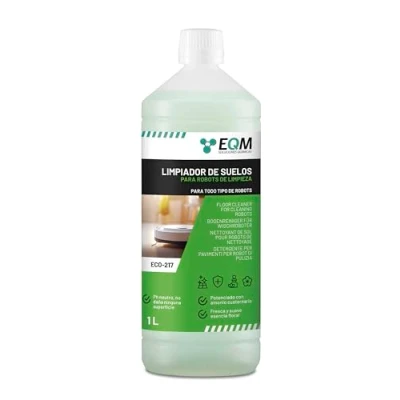 Imagen de EQM ECO 217 Limpiador de suelos para robots limpieza 1L Válido cualquier superficie gracias a su pH neutro Agradable aroma floral