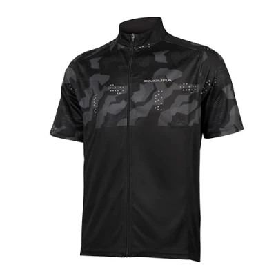 Imagen de Endura Hummvee Ray II Manga Corta Maillot para Hombre, Negro, 3XL