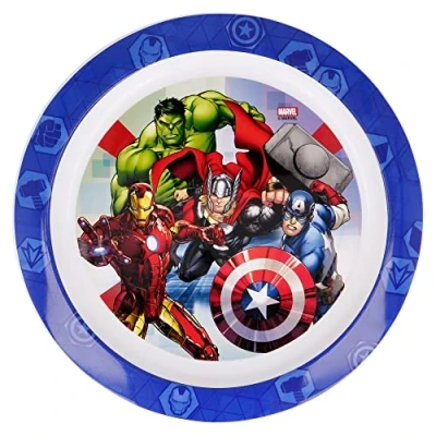 Imagen de Stor8412497577477Niños Apta para Microondas Placa, Vengadores Rolling Thunder