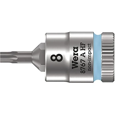 Imagen de WERA 05003360001 8767 A HF TORX 8 x 28 mm Vaso de punta Zyklop con función retención 1/4&quot;