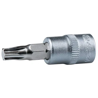 Imagen de KS TOOLS 911.4362 Piezas insertables de llave cubo DIN 3120, ISO 1174 T7 Acero cromo vanadio Torx moleteado
