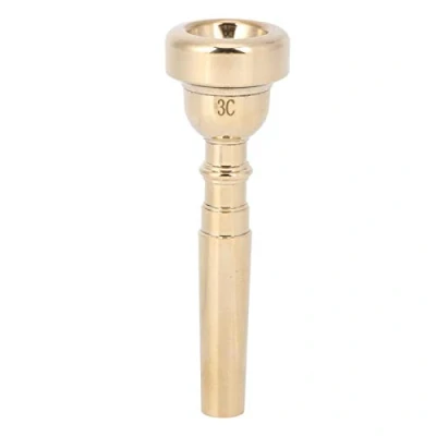 Imagen de Boquilla de Trompeta Tono Bb Latón 3C 5C 7C Oro Cuerno Profesional Instrumentos Musicales Viento Accesorios(3C)