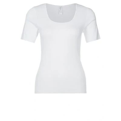 Imagen de Schiesser Luxury Camiseta de pijama, Mujer, Talla: 40, White