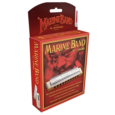 Imagen de Armónica en mi estilo clásico Hohner M1896126X Marine Band