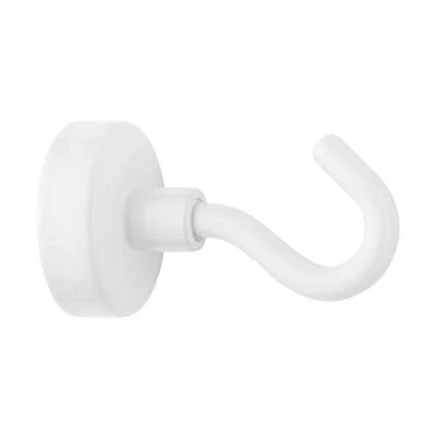 Imagen de Westcott E 10827 00 Gancho magnético (neodimio, 25 mm, fuerza de adhesión hasta 15 kg), color blanco