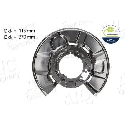 Imagen de AIC 56989 Chapa Protectora de Disco Freno Eje trasero, derecha BMW: 3 Coupé, Touring, 2 Coupé