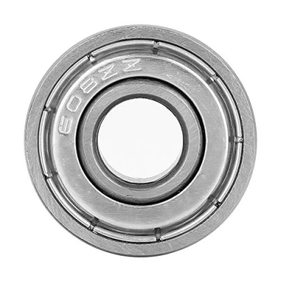 Imagen de Rodamientos de bolas 608ZZ, 10PCS 8x22x7mm acero alto carbono con doble blindaje 608ZZ
