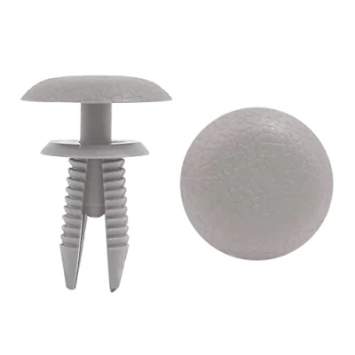 Imagen de sourcing map 50Pcs Vehículo Paragolpes Agujero Puerta Clip Grapa Negro 23mm 8mm