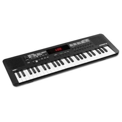 Imagen de MAX Rhapsody49 teclado Midi Piano, 49 teclas, piano eléctrico con altavoz, pantalla, 80 canciones de demostración, función aprendizaje, 300 tipos sonido y ritmos, USB C