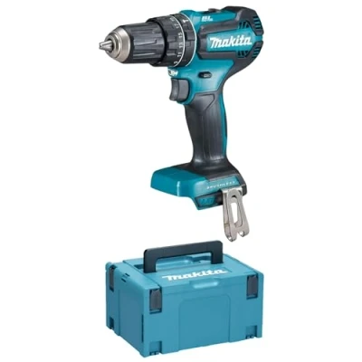 Imagen de Makita DHP485ZJ Taladro atornillador de percusión (18 V, incluye estuche Makpac