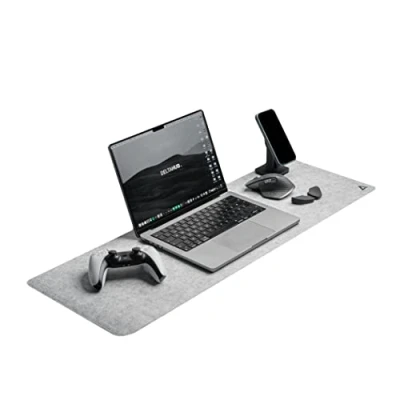 Imagen de DELTAHUB Almohadilla Protectora de Escritorio Fieltro Minimalista, antideshilachado, Antideslizante, fácil Limpiar, Deslizamiento, Larga duración, diseño Elegante, cómoda, Resistente,