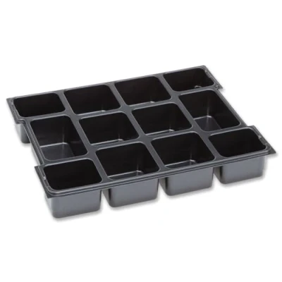 Imagen de L BOXX 1000010126 Bandeja para piezas pequeñas (12 huecos, 102), color negro