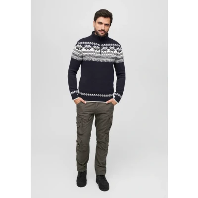 Imagen de Brandit Troyer Norweger Jersey de punto, Hombre, Talla: XXL, Navy