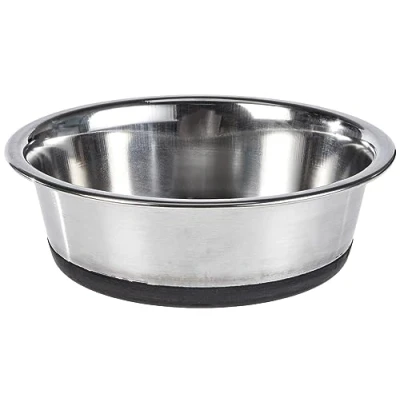 Imagen de Kerbl Cuenco para Perros de Acero Inoxidable, Antideslizante, 425 ml