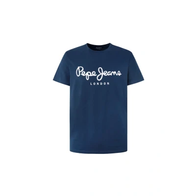 Imagen de Pepe Jeans Original Stretch Camiseta estampada, Hombre, Talla: XXL, Azul marino