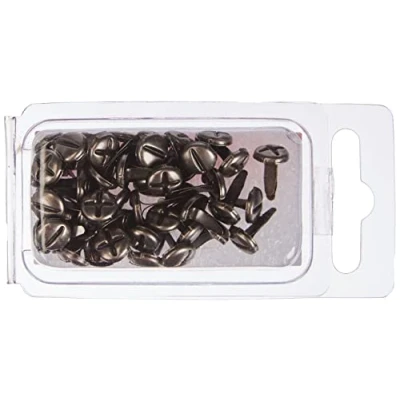 Imagen de Rayher Encuadernadores Tornillo, 50 ud, 8 mm, color envejecido, manualidades y Scrapbooking, 7835942