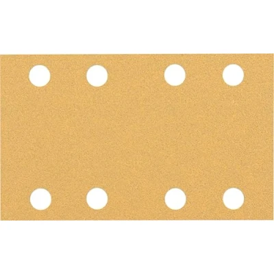 Imagen de Bosch Professional 10 x Lijas Expert C470 con 8 agujeros, para Madera dura, Pintura sobre madera, 80 133 mm, Grano 80, Accesorios Lijadora orbital