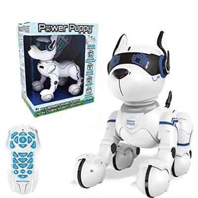 Imagen de Lexibook Perro robot programable Power Puppy con mando a distancia, baile, yoga, función de entrenamiento, canto, DOG01