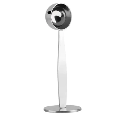 Imagen de Cuchara Cafe, Medidora para Café Molido, 2 En 1 Acero Inoxidable Prensadora Prensador de Espresso, Cafe 87g / 3.1oz