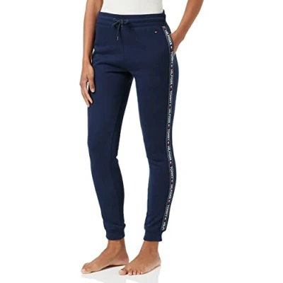 Imagen de Tommy Hilfiger Authentic Track PANT Pantalón de pijama, Mujer, Talla: XS, Blue