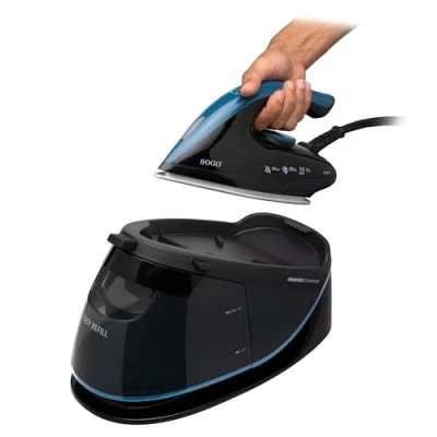 Imagen de Sogo Centro de Planchado a Vapor 1.7L 2400W Multifunción planchado, Suela Cerámica, Control Variable, 220g/min (SS 6400)