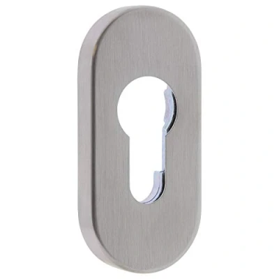 Imagen de ToniTec® Rosetón ovalado de 9 mm acero inoxidable.