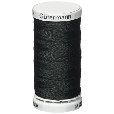 Imagen de Gütermann tapicería de poliéster Extra Fuerte Hilo, 100 m/109 Yd, Negro