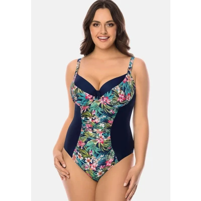 Imagen de Vivisence Bañador De Una Pieza para Mujeres 3108, Azul Marino,110C
