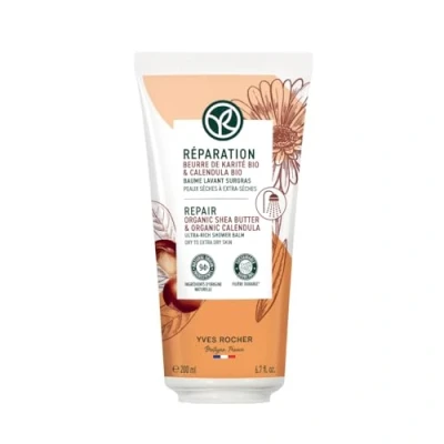 Imagen de Yves Rocher Cuidado de Plantas para el Cuerpo Leche Reparadora 390 ml corporal rica repara la piel muy seca y revitaliza