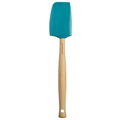 Imagen de Le Creuset Espátula de cocina Craft, Mediano, Silicona, Caribe, 93010602490000