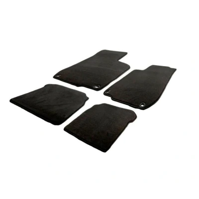 Imagen de AutoStyle TM BM569V Juego de alfombrillas suelo Terciopelo delante y detrás negro