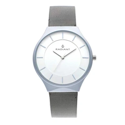 Imagen de Radiant Reloj analógico para Hombre Colección Hans. Dorado con Malla milanesa y Esfera Blanca. 3ATM. 41mm. Referencia RA531602.