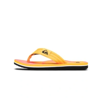 Imagen de Quiksilver Molokai Layback Sandalias de dedo para niños, Talla: 33, Fiery coral bloomfade Zapatos