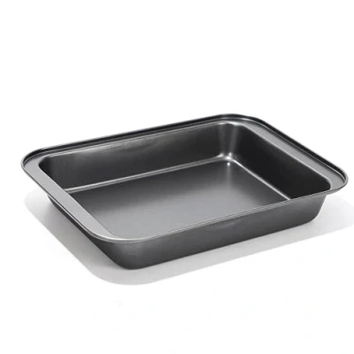 Imagen de Kytpyi Bandeja para Asar Horno, 32 x 22 5.5cm Molde Hornear Rectangular rustidera Horno Antiadherente bandejas y