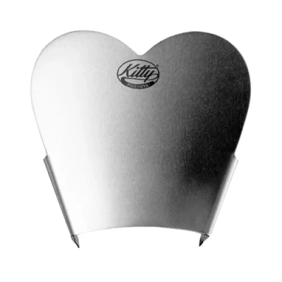 Imagen de Kitty Professional rellenador de acero inoxidable en forma corazón compatible con el bol mezclas Kitchen Aid Embudo ingredientes para robot cocina
