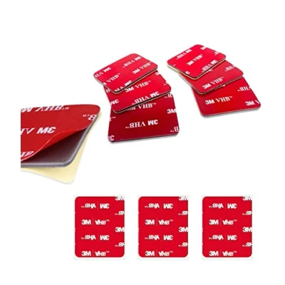 Imagen de 3M VHB Almohadillas Cinta de Espuma Acrílica Rectangular Extrafuerte Doble Cara, Resistencia al Agua y Alta Temperatura, para Automóviles, Hogar Oficina (25 mm x 50 mm) (30 piezas)