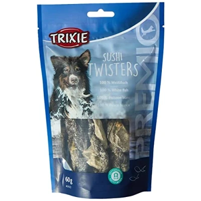 Imagen de TRIXIE Snack PREMIO Sushi Twisters, 60 g, Pescado Blanco, Perro