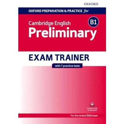 Imagen de Oxford Preparation Pre Intermediate (B1). Workbook without Key: Preparing students for the Cambridge English B1 Preliminary exam.