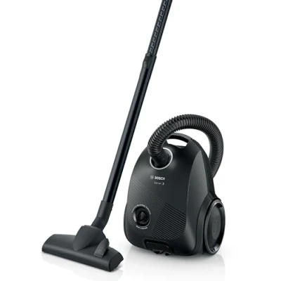 Imagen de Bosch Serie 2 Aspirador de Trineo con Bolsa, 3.5 litros, 80 Decibeles, Negro