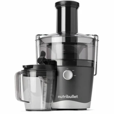 Imagen de nutribullet Exprimidor, exprimidor cold press, extractor de zumos frutas y verduras, fácil limpiar, capacidad 1,5 L, NBJ100G