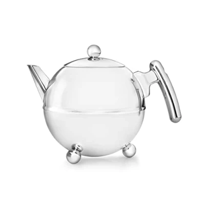 Imagen de Bredemeijer Bella Ronde Tetera, Acero Inoxidable, Plateado, 1,2 litros