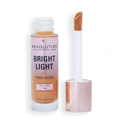 Imagen de Revolution Bright Light Face Glow, Tinte Iluminador para la Piel, Acabado Radiante, Radiance Tan